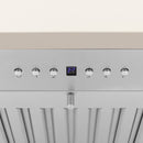 ZLINE 36 in. Wooden Wall Mount Range Hood in White - Includes Motor (KPTT-36) Range Hoods ZLINE 