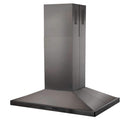 ZLINE 36" Island Mount Range Hood in Black Stainless Steel (BSGL2iN-36) Range Hoods ZLINE 
