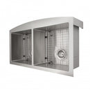 ZLINE 36" Niseko Farmhouse Apron Mount Double Bowl Stainless Steel Kitchen Sink with Bottom Grid (SA50D-36) Kitchen Sink ZLINE 