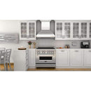 ZLINE 36" Professional Convertible Vent Wall Mount Range Hood in Stainless Steel with Crown Molding (587CRN-36) Range Hoods ZLINE 