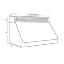 ZLINE 36" Recirculating Under Cabinet Range Hood in Stainless Steel (RK520-36) Range Hoods ZLINE 