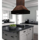 ZLINE 36" Wooden Island Range Hood with Crown Molding and 700 CFM Motor (9355AR-36) Range Hoods ZLINE 
