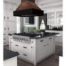 ZLINE 36" Wooden Island Range Hood with Crown Molding and 700 CFM Motor (9355AR-36) Range Hoods ZLINE 