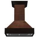 ZLINE 36" Wooden Island Range Hood with Crown Molding and 700 CFM Motor (9355AR-36) Range Hoods ZLINE 