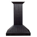 ZLINE 36" Wooden Wall Range Hood, Rustic Dark and Crown Molding (KPDD-36) Range Hoods ZLINE 