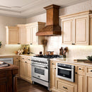 ZLINE 36" Wooden Wall Range Hood, Rustic Light (KPLL-36) Range Hoods ZLINE 
