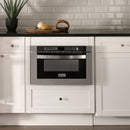 ZLINE 4-Piece Appliance Package - 30" Gas Range, 36" Refrigerator with Water Dispenser, Convertible Wall Mount Hood, and Microwave Drawer in Stainless Steel Appliance Package ZLINE 