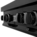 ZLINE 4-Piece Appliance Package - 30" Rangetop with Brass Burners, 36" Refrigerator, 30" Electric Wall Oven, and Convertible Wall Mount Hood in Black Stainless Steel (4KPR-RTBRH30-AWS) Appliance Package ZLINE 