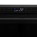 ZLINE 4-Piece Appliance Package - 36" Dual Fuel Range with Brass Burners, Convertible Wall Mount Hood, Microwave Oven, and 3-Rack Dishwasher in Black Stainless Steel Appliance Package ZLINE 