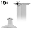 ZLINE 42" Ducted Vent Island Mount Range Hood in Stainless Steel with Built-in CrownSoundBluetooth Speakers (KL3iCRN-BT-42) Range Hoods ZLINE 