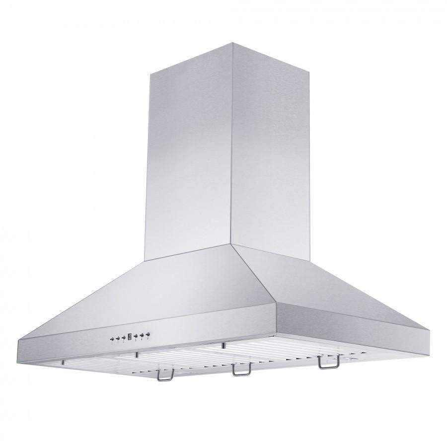 Convertible range hood underside with pull-out filter grates and control area