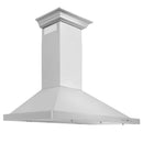 ZLINE 42 in. Convertible Vent Wall Mount Range Hood in Stainless Steel with Crown Molding (KBCRN-42) Range Hoods ZLINE 