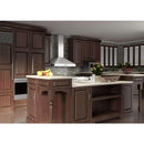 ZLINE 42 in. Convertible Vent Wall Mount Range Hood in Stainless Steel with Crown Molding (KL3CRN-42) Range Hoods ZLINE 