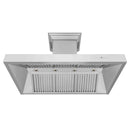 ZLINE 42 in. Professional Wall Mount Range Hood in Stainless Steel with Built-in CrownSound® Bluetooth Speakers (697CRN-BT-42) Range Hoods ZLINE 