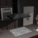 ZLINE 42" Island Range Hood Black Stainless Steel (BSGL2iN-42) Range Hoods ZLINE 