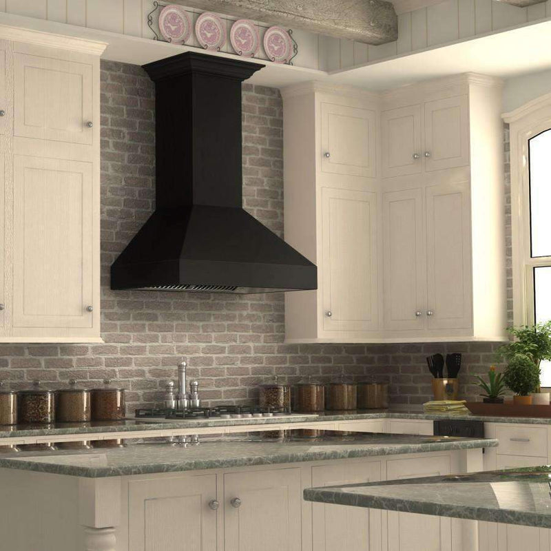 ZLINE 42" Oil-Rubbed Bronze Wall Range Hood with Crown Molding and 700 CFM Motor (8667B-42) Range Hoods ZLINE 