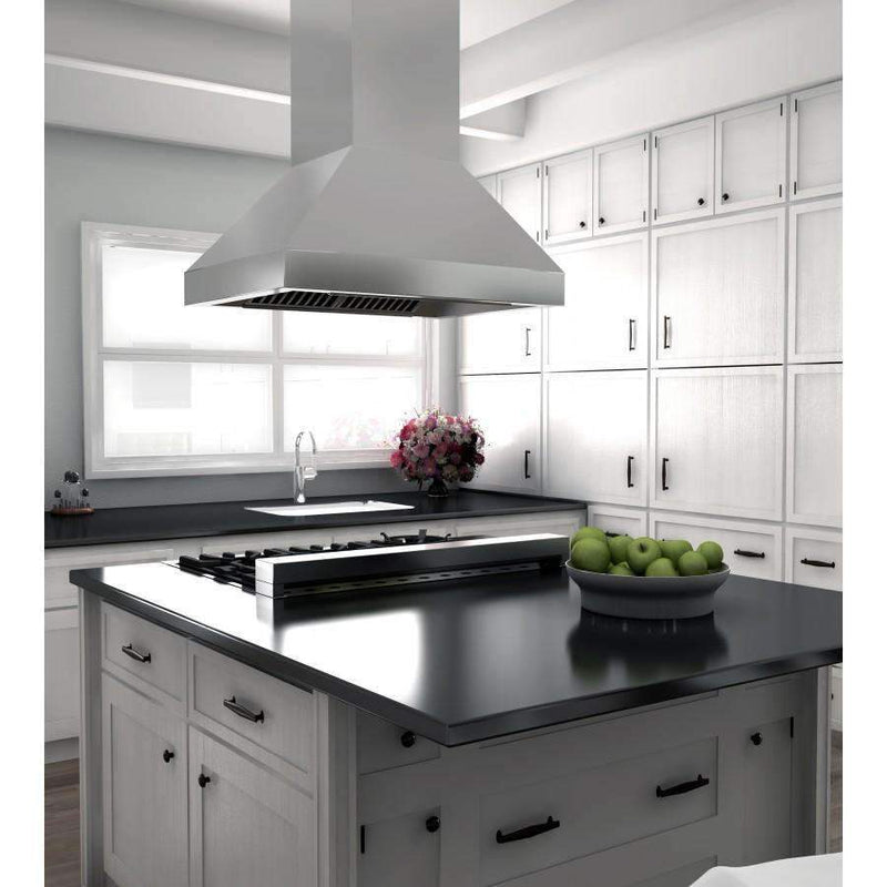 ZLINE 42" Remote Dual Blower Stainless Island Range Hood with 700 CFM Motor (597i-RD-42) Range Hoods ZLINE 