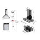 ZLINE 42" Remote Dual Blower Stainless Wall Range Hood with 700 CFM Motor (KECOM-RD-42) Range Hoods ZLINE 