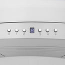 ZLINE 42" Wall Mount Range Hood in Stainless Steel with Built-in CrownSound Bluetooth Speakers (KN4CRN-BT-42) Range Hoods ZLINE 