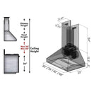 ZLINE 42" Wooden Wall Range Hood with Crown Molding and 700 CFM Motor (321RR-42) Range Hoods ZLINE 