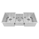 ZLINE 45" Breckenridge Undermount Triple Bowl Stainless Steel Kitchen Sink with Bottom Grid and Accessories (SLT-45) Kitchen Sink ZLINE 
