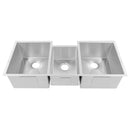 ZLINE 45" Breckenridge Undermount Triple Bowl Stainless Steel Kitchen Sink with Bottom Grid and Accessories (SLT-45) Kitchen Sink ZLINE 