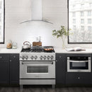 ZLINE 48" Convertible Vent Wall Mount Range Hood in Stainless Steel & Glass (KN4-48) Range Hoods ZLINE 