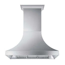 ZLINE 48" Designer Series DuraSnow Stainless Wall Range Hood with 700 CFM Motor (8632S-48) Range Hoods ZLINE 