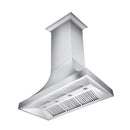 ZLINE 48" Designer Series DuraSnow Stainless Wall Range Hood with 700 CFM Motor (8632S-48) Range Hoods ZLINE 