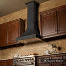 ZLINE 48" Designer Series Oil-Rubbed Bronze Wall Range Hood with 700 CFM Motor (8632B-48) Range Hoods ZLINE 