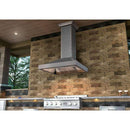 ZLINE 48" Designer Series Stainless Wall Range Hood with 700 CFM Motor (655-4SSSS-48) Range Hoods ZLINE 