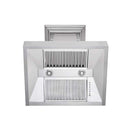 ZLINE 48" Designer Series Stainless Wall Range Hood with 700 CFM Motor (655-4SSSS-48) Range Hoods ZLINE 
