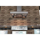 ZLINE 48" Designer Series Stainless Wall Range Hood with 700 CFM Motor (655-4SSSS-48) Range Hoods ZLINE 