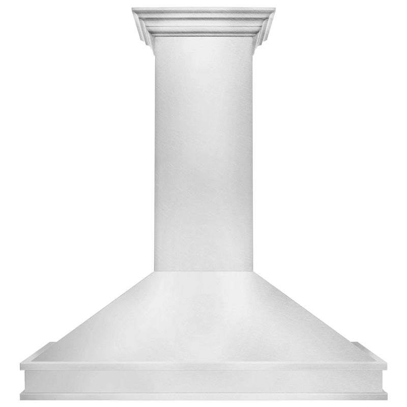 ZLINE 48" Designer Series Wall Mount Range Hood in DuraSnow® Stainless Steel (8656S-48) Range Hoods ZLINE 