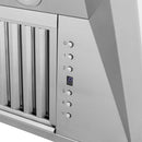 ZLINE 48" Ducted Vent Island Mount Range Hood in Stainless Steel with Built-in CrownSoundBluetooth Speakers (597iCRN-BT-48) Range Hoods ZLINE 