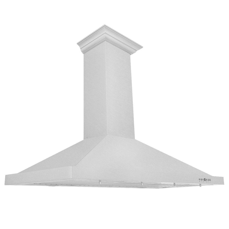 ZLINE 48 in. Designer Series DuraSnow Stainless Steel Wall Mount Range Hood (8KBS-48) Range Hoods ZLINE 