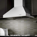 ZLINE 48 in. Ducted Wall Mount Range Hood in Outdoor Approved Stainless Steel (697-304-48) Range Hoods ZLINE 