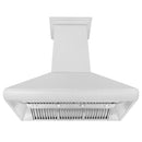 ZLINE 48 in. Wall Mount Range Hood in DuraSnow Stainless Steel (8687S-48) Range Hoods ZLINE 