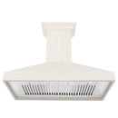 ZLINE 48 in. Wooden Wall Mount Range Hood in White (KPTT-48) Range Hoods ZLINE 