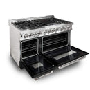 ZLINE 48" Professional Dual Fuel Range with Black Matte Door (RA-BLM-48) Ranges ZLINE 