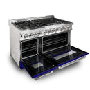 ZLINE 48" Professional Dual Fuel Range with Blue Matte Door (RA-BM-48) Ranges ZLINE 