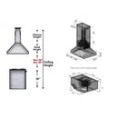 ZLINE 48" Remote Blower Wall Range Hood (587-RS-48-400) Range Hoods ZLINE 