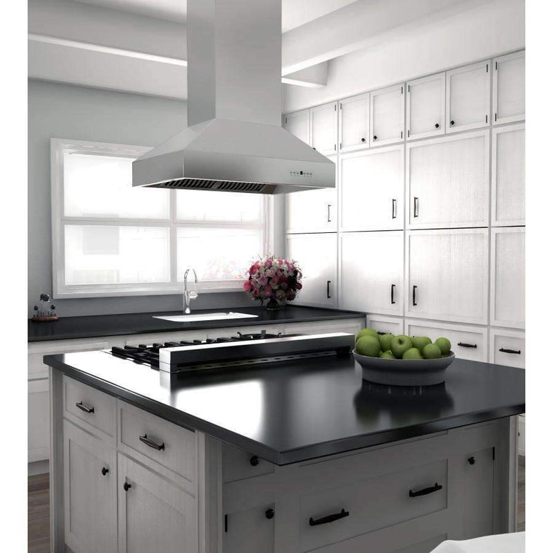 ZLINE 48" Remote Dual Blower Stainless Island Range Hood with 700 CFM Motor (697i-RD-48) Range Hoods ZLINE 