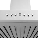 ZLINE 48" Wall Mount Range Hood in Stainless Steel with Built-in CrownSound® Bluetooth Speakers (KL3CRN-BT-48) Range Hoods ZLINE 