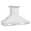 ZLINE 48" Wall Mount Range Hood in Stainless Steel with Stainless Steel Handle (8654STX-48) Range Hoods ZLINE 