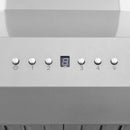 ZLINE 48" Wall Mount Range Hood with Crown Molding in DuraSnow Stainless Steel (8KF2S-48) Range Hoods ZLINE 