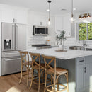 ZLINE 5-Piece Appliance Package - 30" Dual Fuel Range, 36" Refrigerator with Water Dispenser, Convertible Wall Mount Hood, Microwave Drawer, and 3-Rack Dishwasher in Stainless Steel (5KPRW-RARH30-MWDWV) Appliance Package ZLINE 