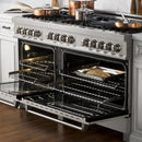 ZLINE 60" 7.4 cu. ft. Dual Fuel Range with Gas Stove and Electric Oven in DuraSnow Stainless Steel (RAS-SN-60) Ranges ZLINE 