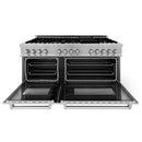 ZLINE 60" 7.4 cu. ft. Dual Fuel Range with Gas Stove and Electric Oven in DuraSnow Stainless Steel (RAS-SN-60) Ranges ZLINE 