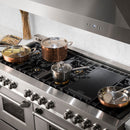 ZLINE 60 In. Professional Dual Fuel Range In Stainless Steel With Brass Burners (RA-BR-60) Ranges ZLINE 